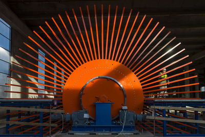 The star cooler viewed from the front