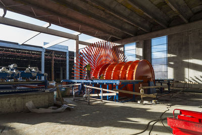 The star cooler being installed