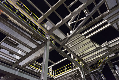 Like science fiction: the steel construction from below